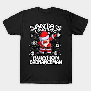 Santas Favorite Avition Ordnanceman Christmas T-Shirt